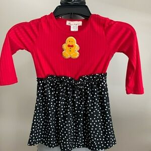 🛑3/$10🛑  Dream Girl Gingerbread Man dress, sz 4T, NWT